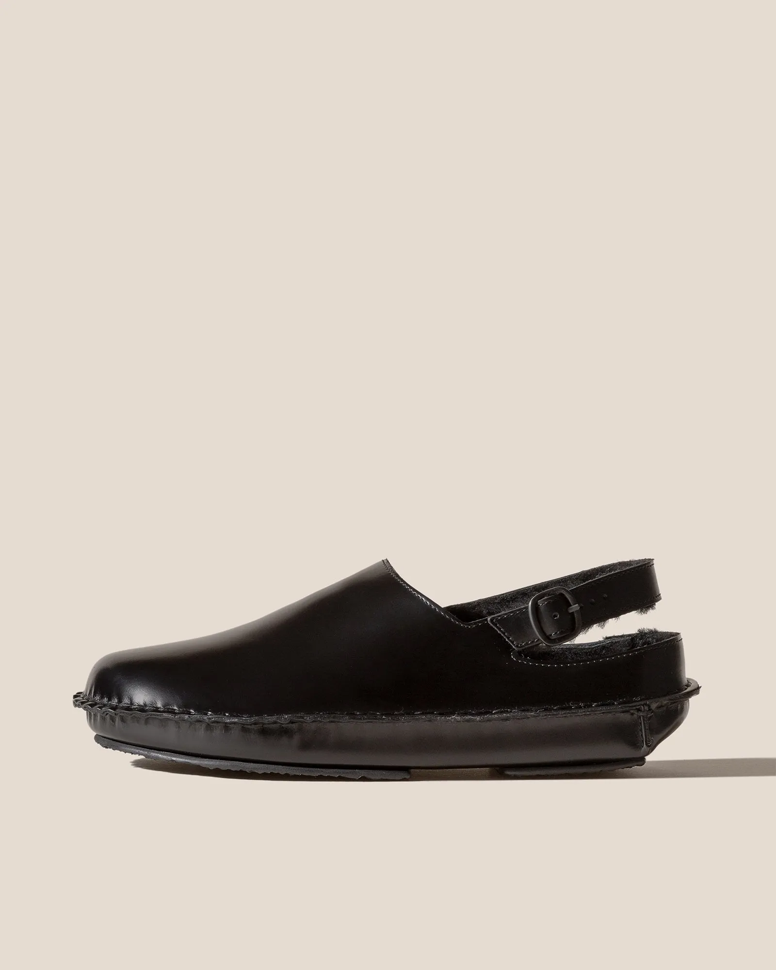 CARGOL SHEARLING - Men's Whipstitched Slingback Clog sold by Hereu Studio
