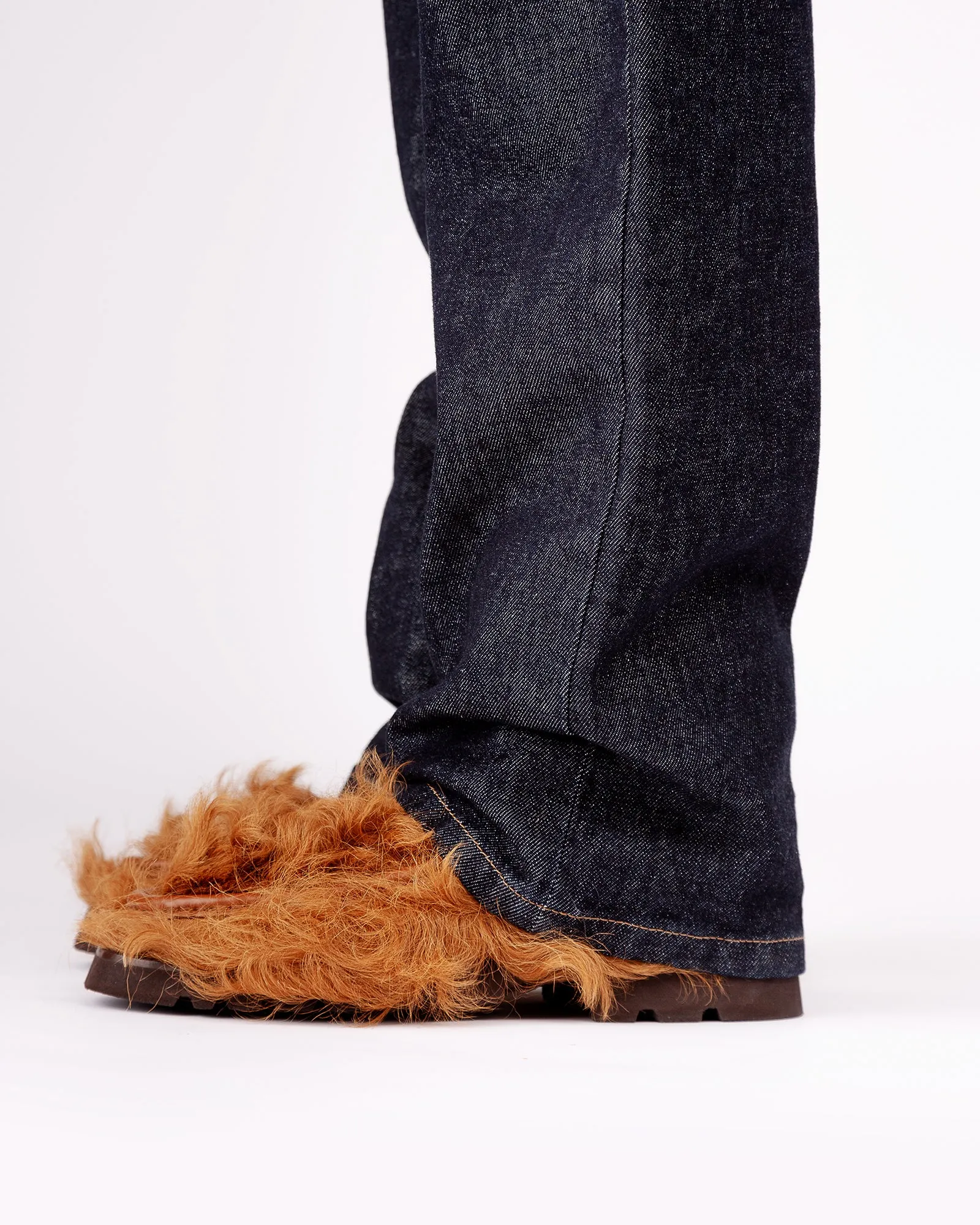 ARMENTA LOW ZIPPED LONG HAIR - Shearling Ankle Boot Loafer sold by Hereu Studio product image thumbnail 5