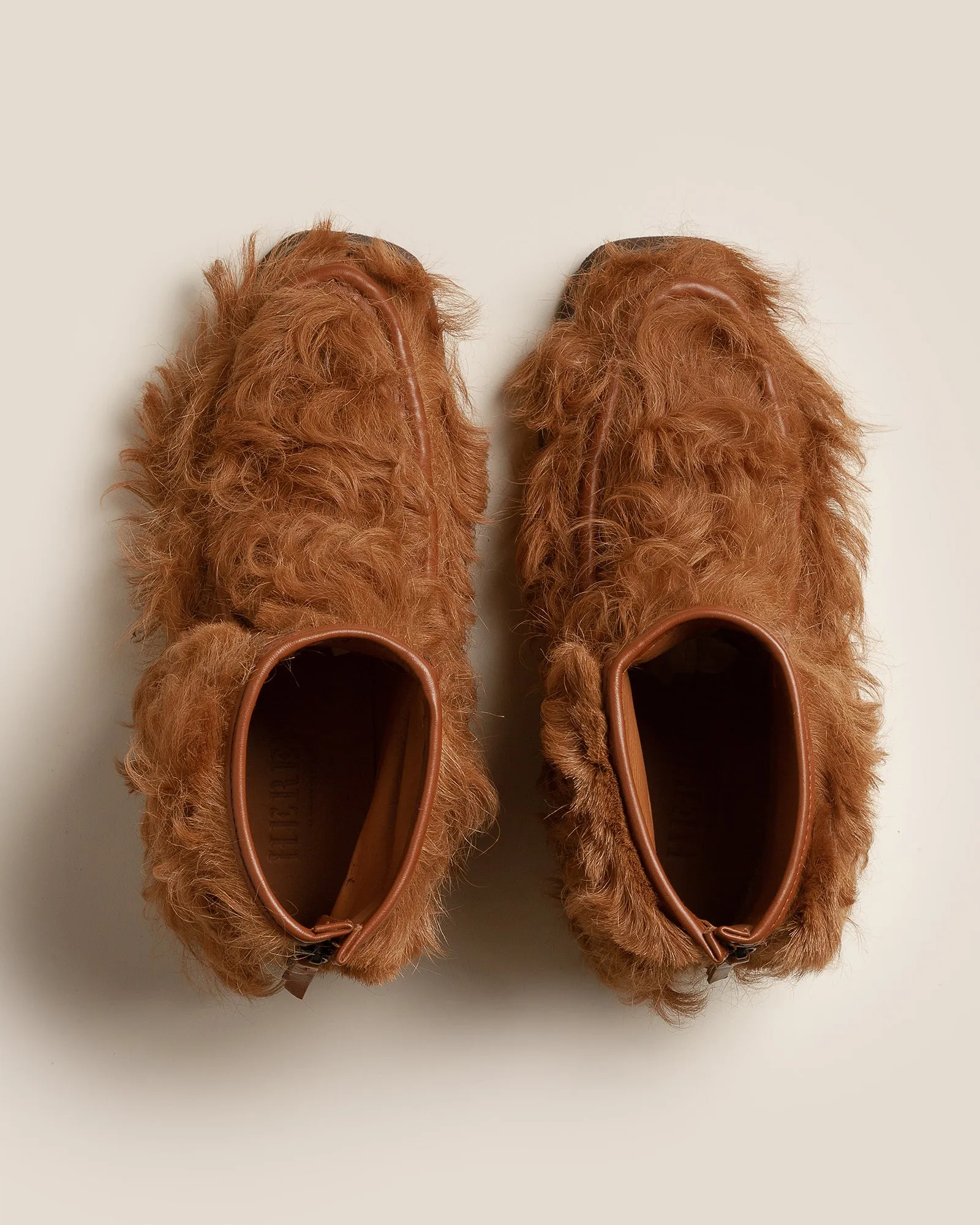 ARMENTA LOW ZIPPED LONG HAIR - Shearling Ankle Boot Loafer sold by Hereu Studio product image thumbnail 2