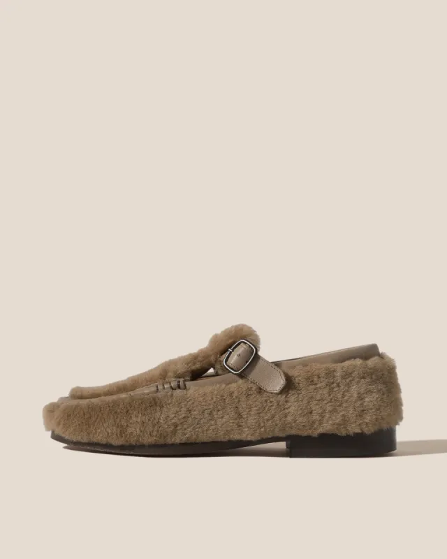 ALBER SHEARLING - FOR ALL - T-Bar Loafer sold by Hereu Studio
