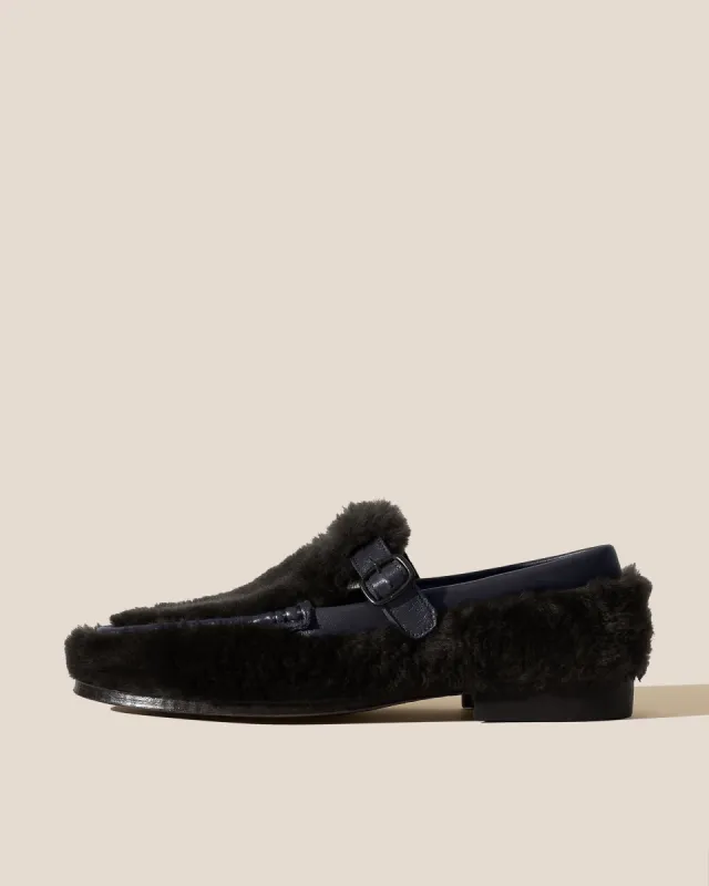 ALBER  SHEARLING - T-Bar Loafer sold by Hereu Studio