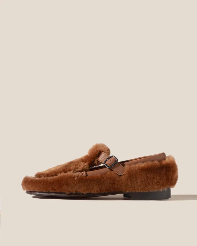 ALBER SHEARLING - Men's T-bar Loafer sold by Hereu Studio
