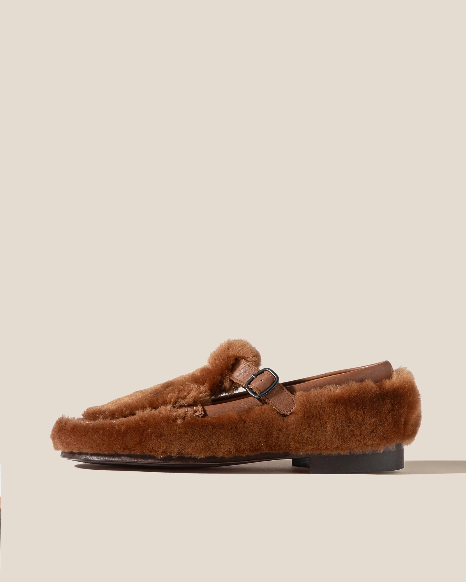 ALBER SHEARLING - Men's T-bar Loafer sold by Hereu Studio