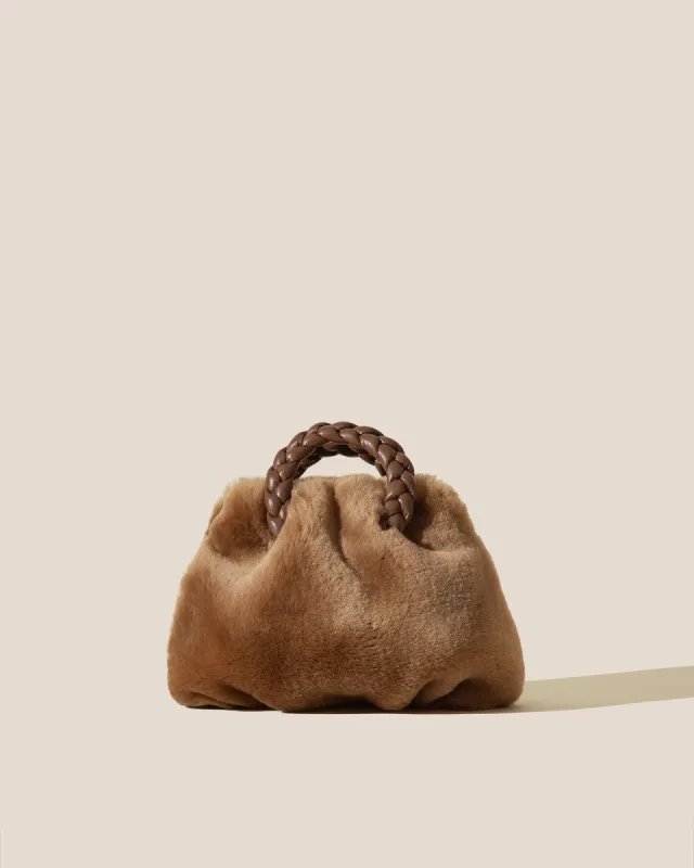 BOMBON SHEARLING - Small Plaited-handle Crossbody Bag sold by Hereu Studio