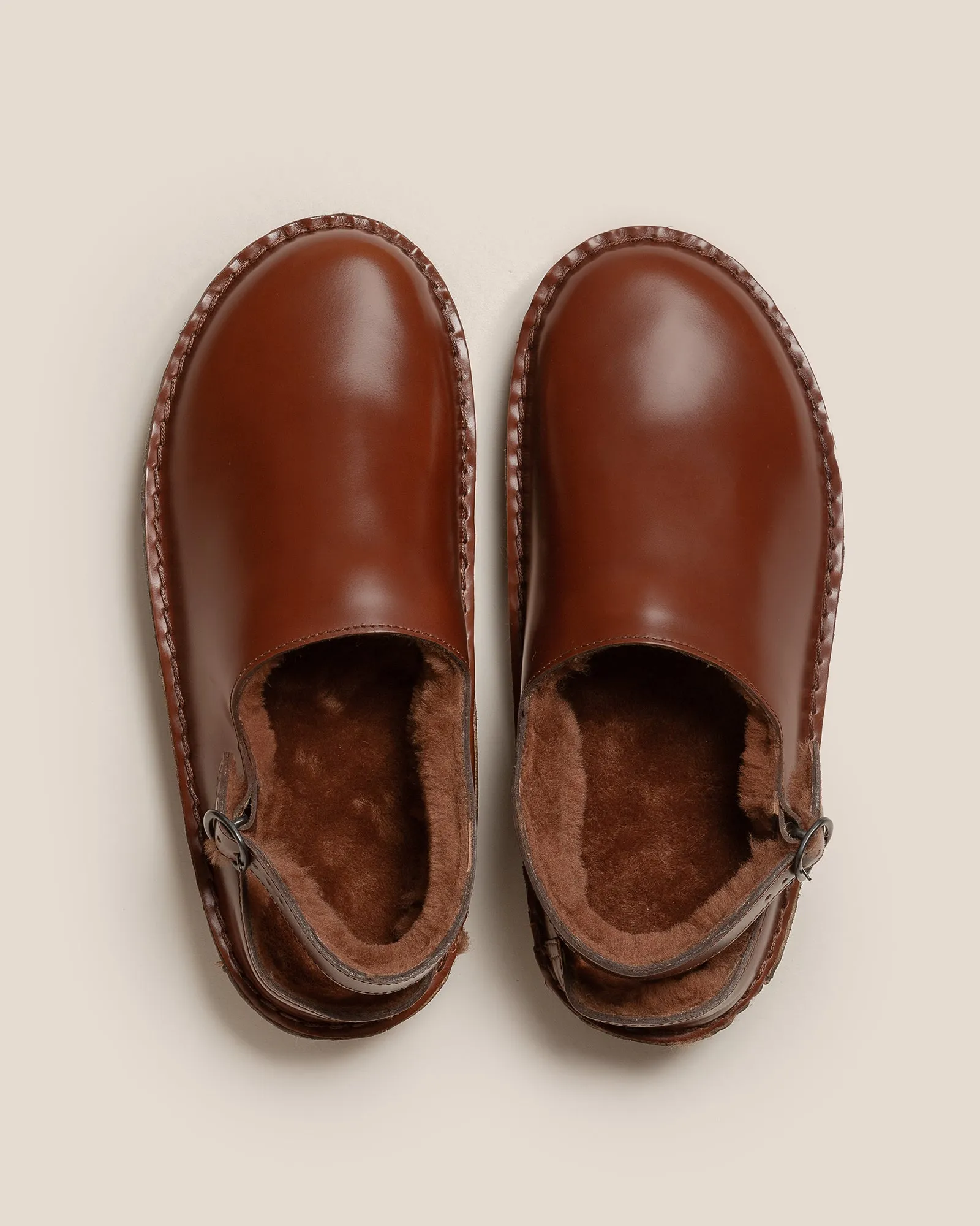 CARGOL SHEARLING - Whipstitched Slingback Clog sold by Hereu Studio product image thumbnail 2