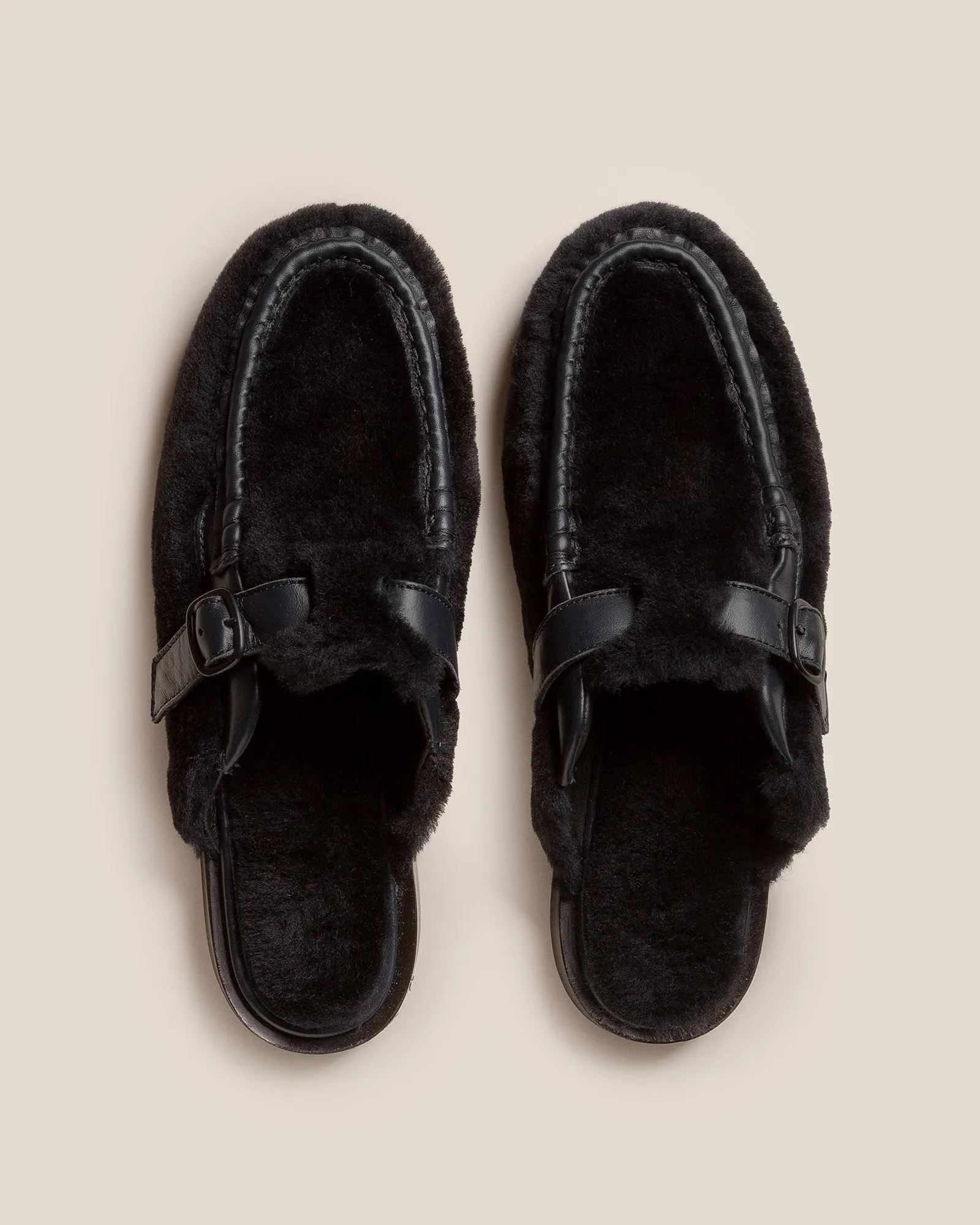 BARRACA SHEARLING - Buckle-strap Mule Loafer sold by Hereu Studio product image thumbnail 2
