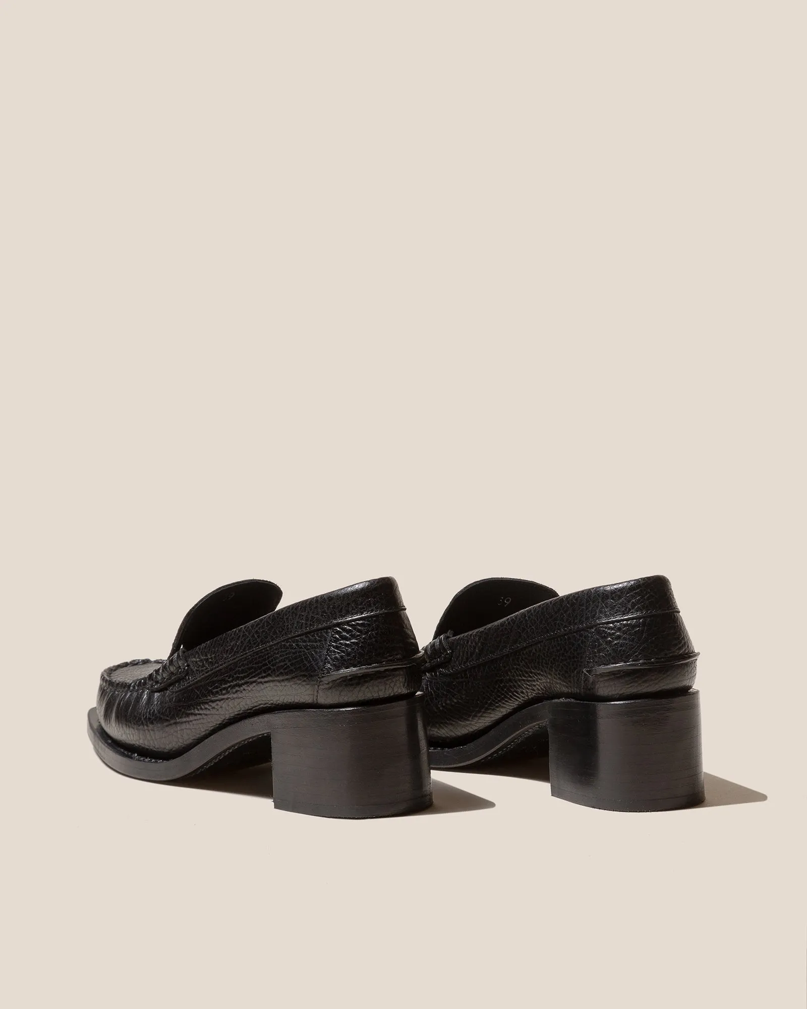 SINEU HEELED GRAINY - Interlaced Detail Slip-On Loafer sold by Hereu Studio product image thumbnail 3