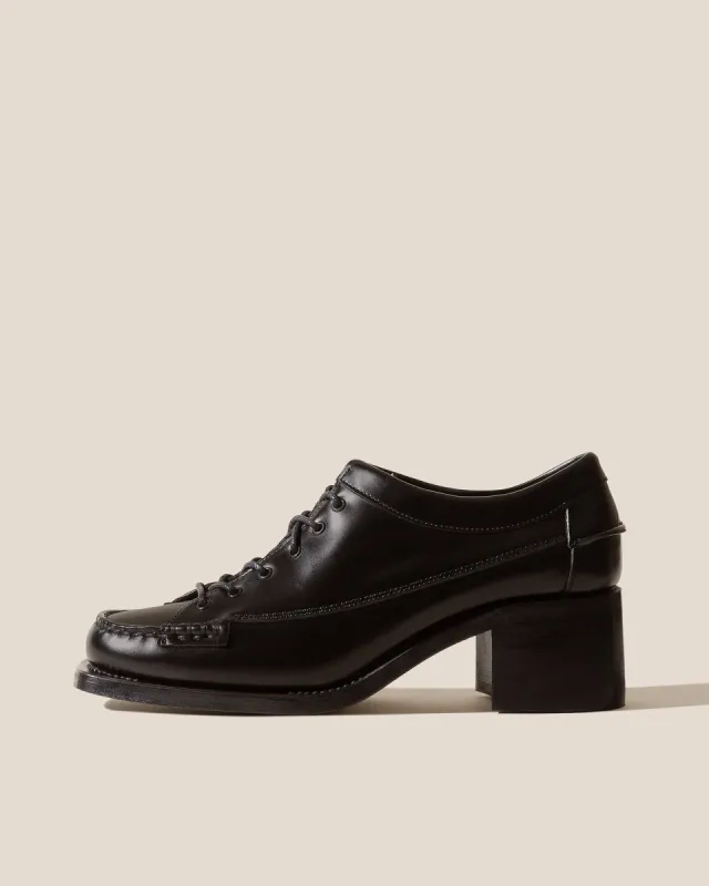 PRIEGO SQUARED HEELED - Lace up Moccasin sold by Hereu Studio