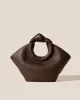 CASTELL GRAINY - Knotted-handle Leather Tote Bag sold by Hereu Studio