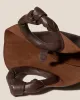 CASTELL GRAINY - Knotted-handle Leather Tote Bag sold by Hereu Studio