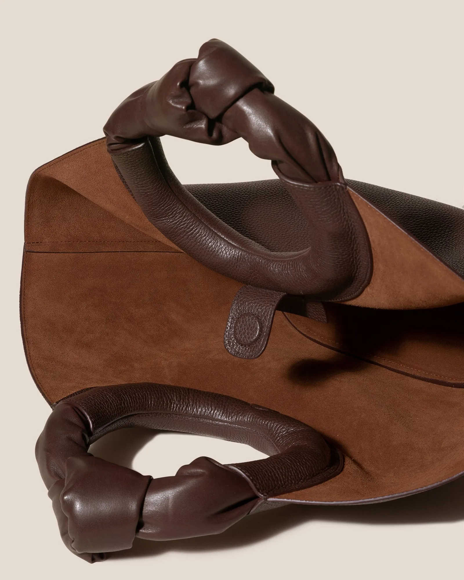 CASTELL GRAINY - Knotted-handle Leather Tote Bag sold by Hereu Studio product image thumbnail 3