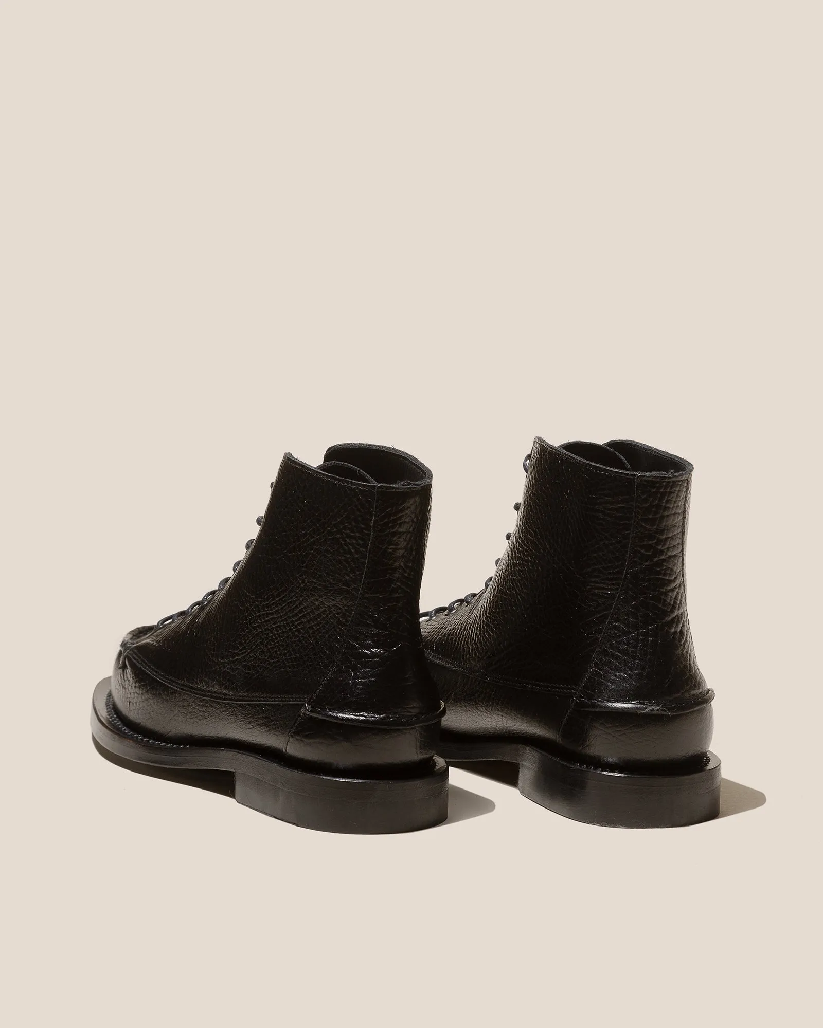 PRIEGO SQUARED BOOT GRAINY - Lace up Loafer sold by Hereu Studio product image thumbnail 3