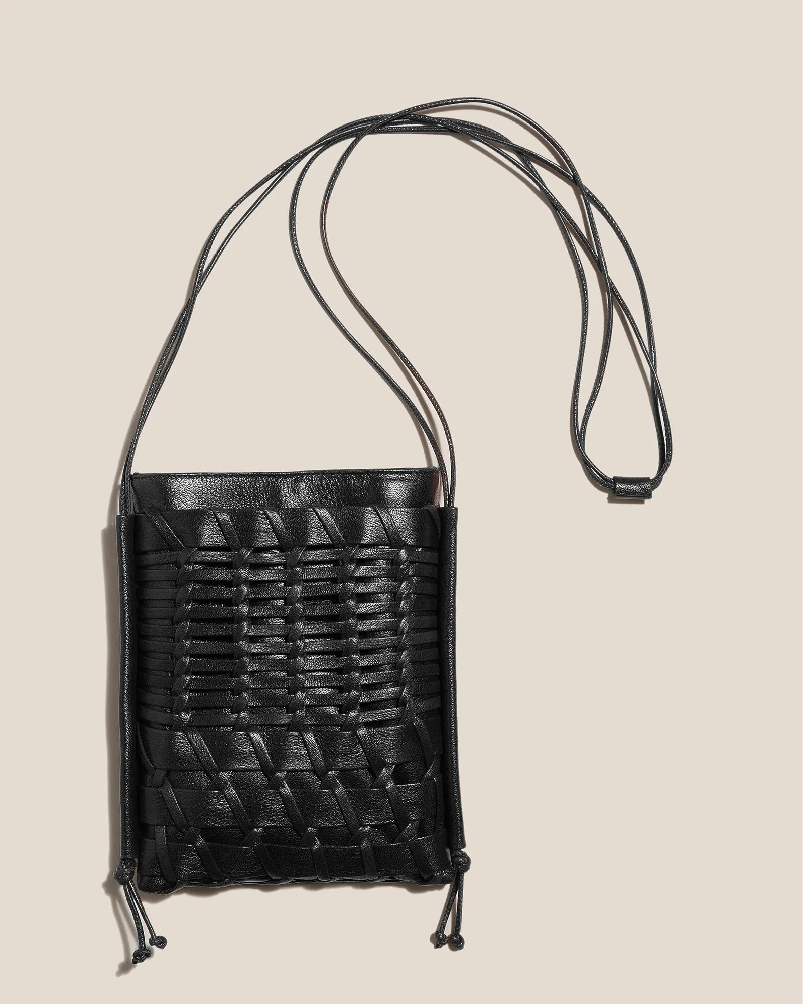 TRENA SUPPLE SHINY - Flat Square Crossbody Bag sold by Hereu Studio