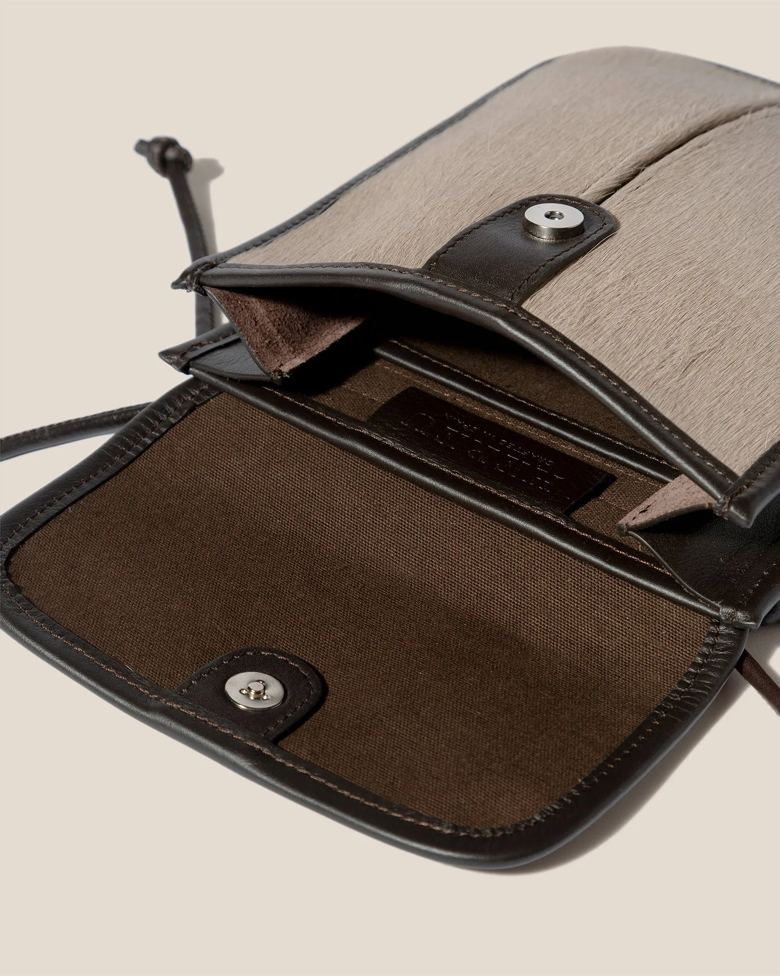 TERRA CALF HAIR - Square-Flat Crossbody Bag sold by Hereu Studio product image thumbnail 2