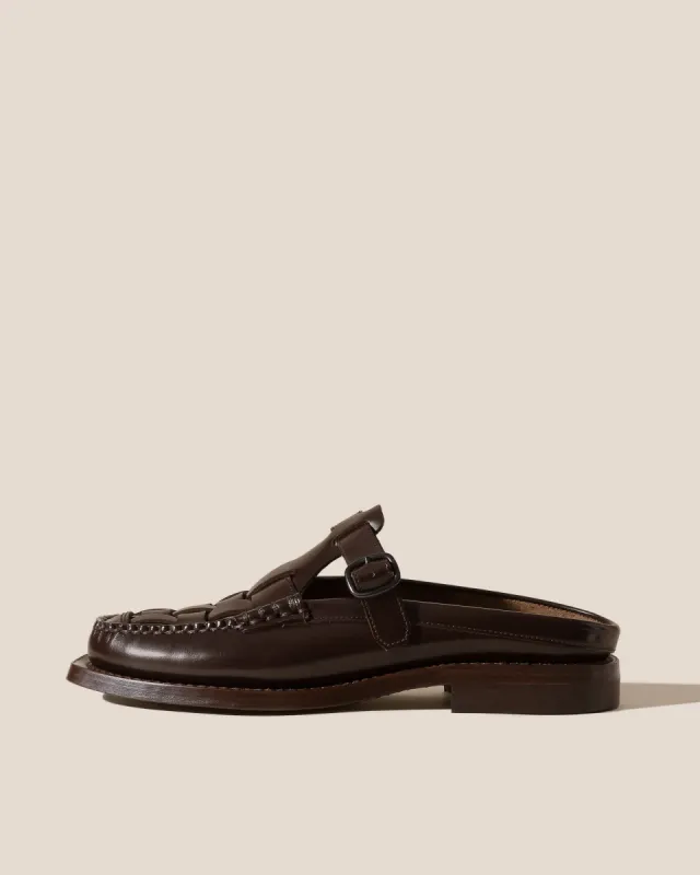 BONELL - Men's Woven T-bar Mule Loafer sold by Hereu Studio