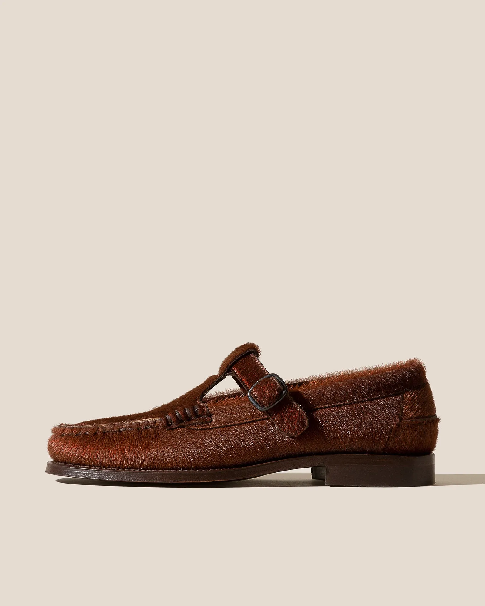 ALBER CALF HAIR - T-bar Loafer sold by Hereu Studio