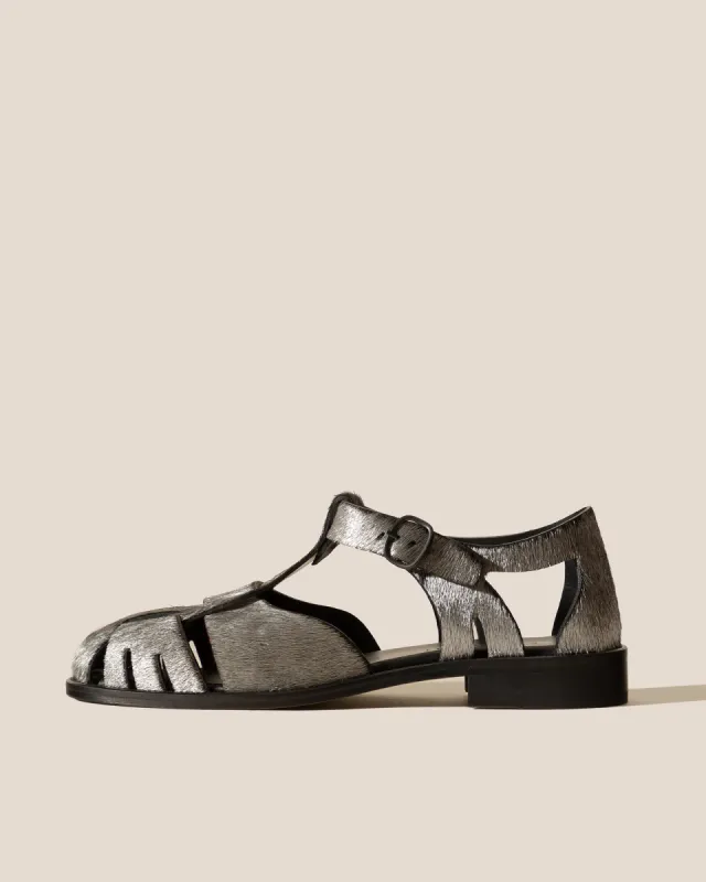 PESCA SHORT CALF HAIR - Fisherman Sandal sold by Hereu Studio