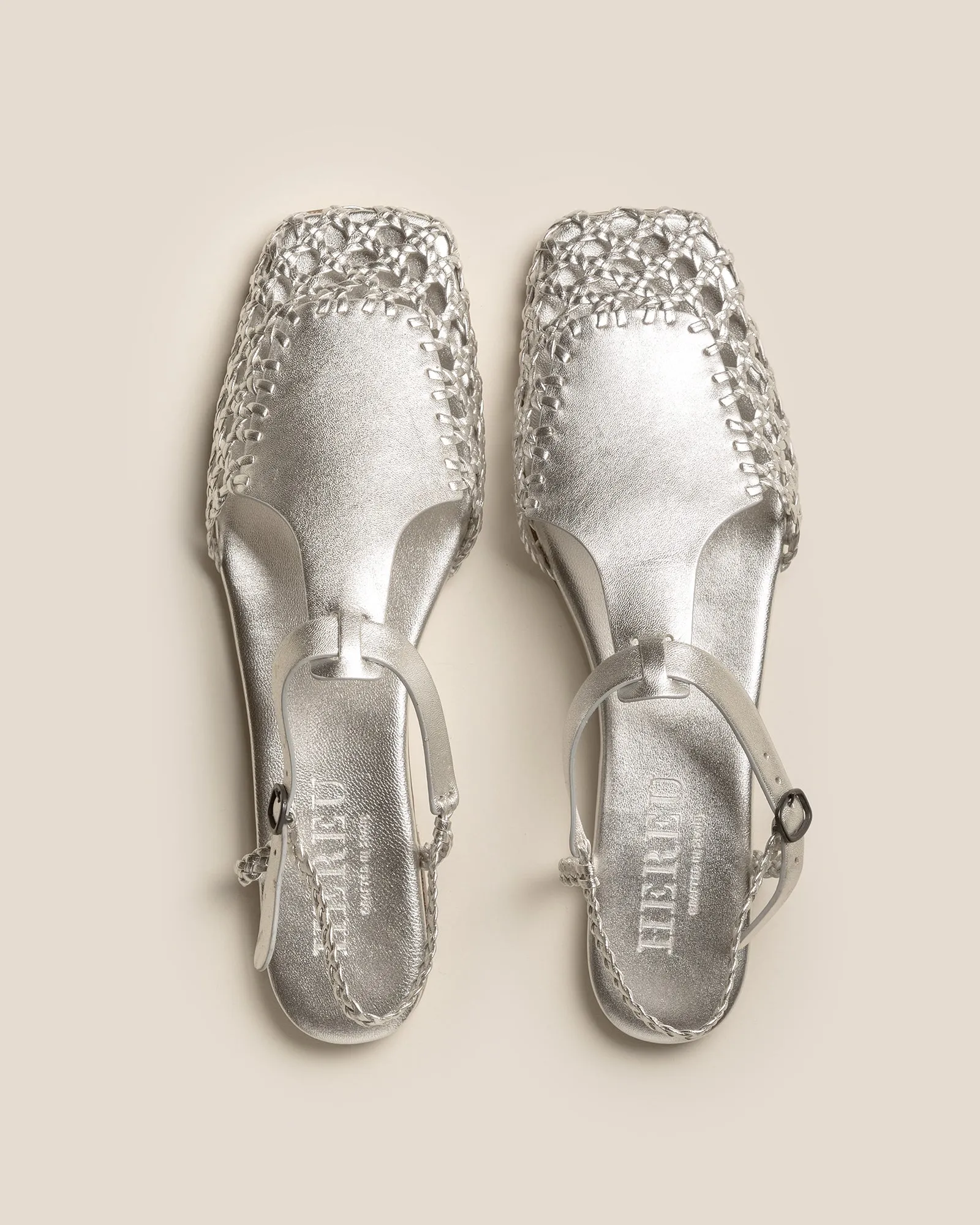 REIXA METALLIC - Woven T-bar Sandal sold by Hereu Studio product image thumbnail 2