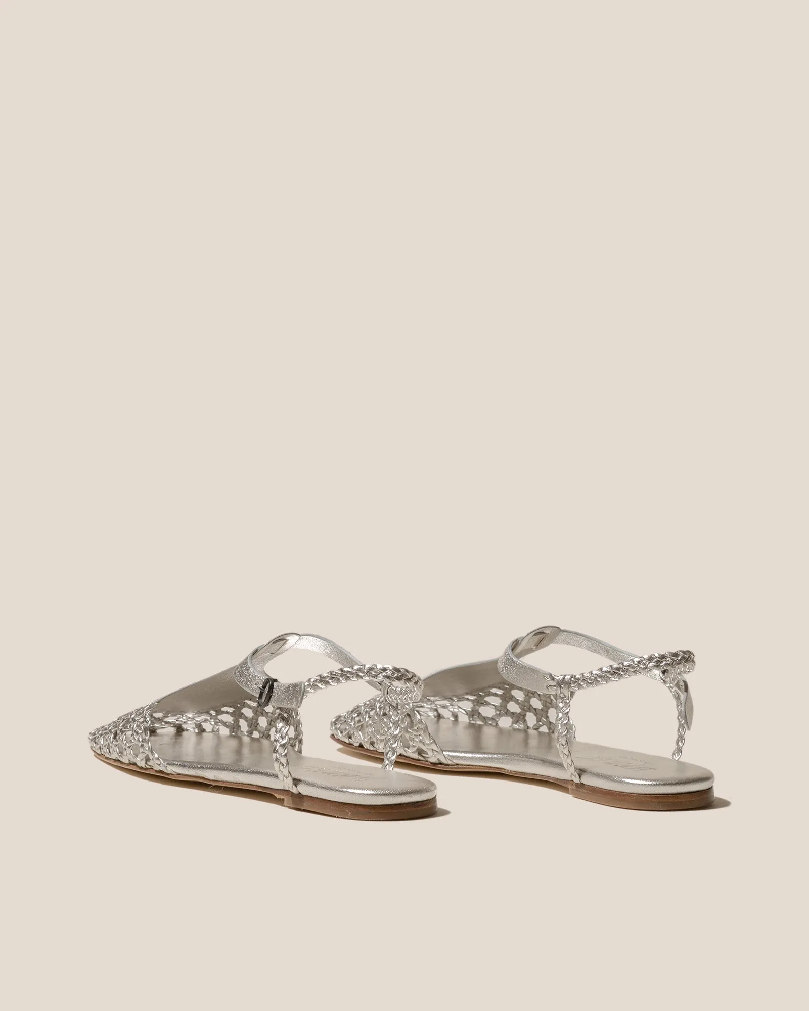 REIXA METALLIC - Woven T-bar Sandal sold by Hereu Studio product image thumbnail 3