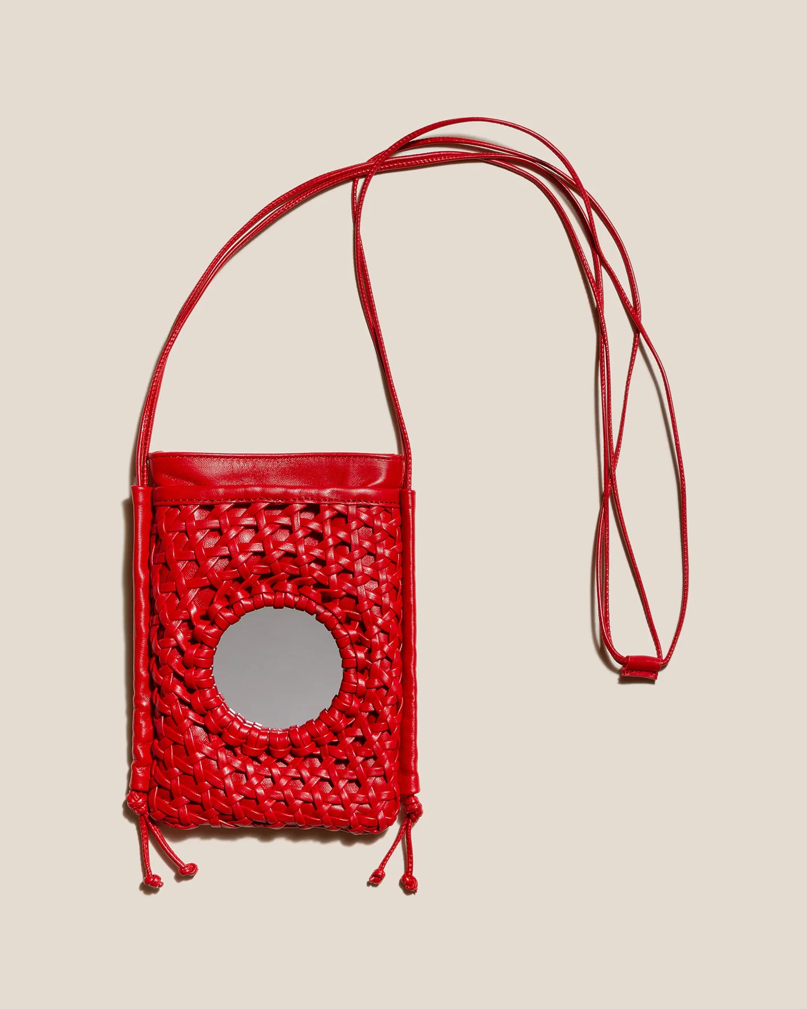 TRENA MINI MIRROR - Flat Square Crossbody Bag sold by Hereu Studio