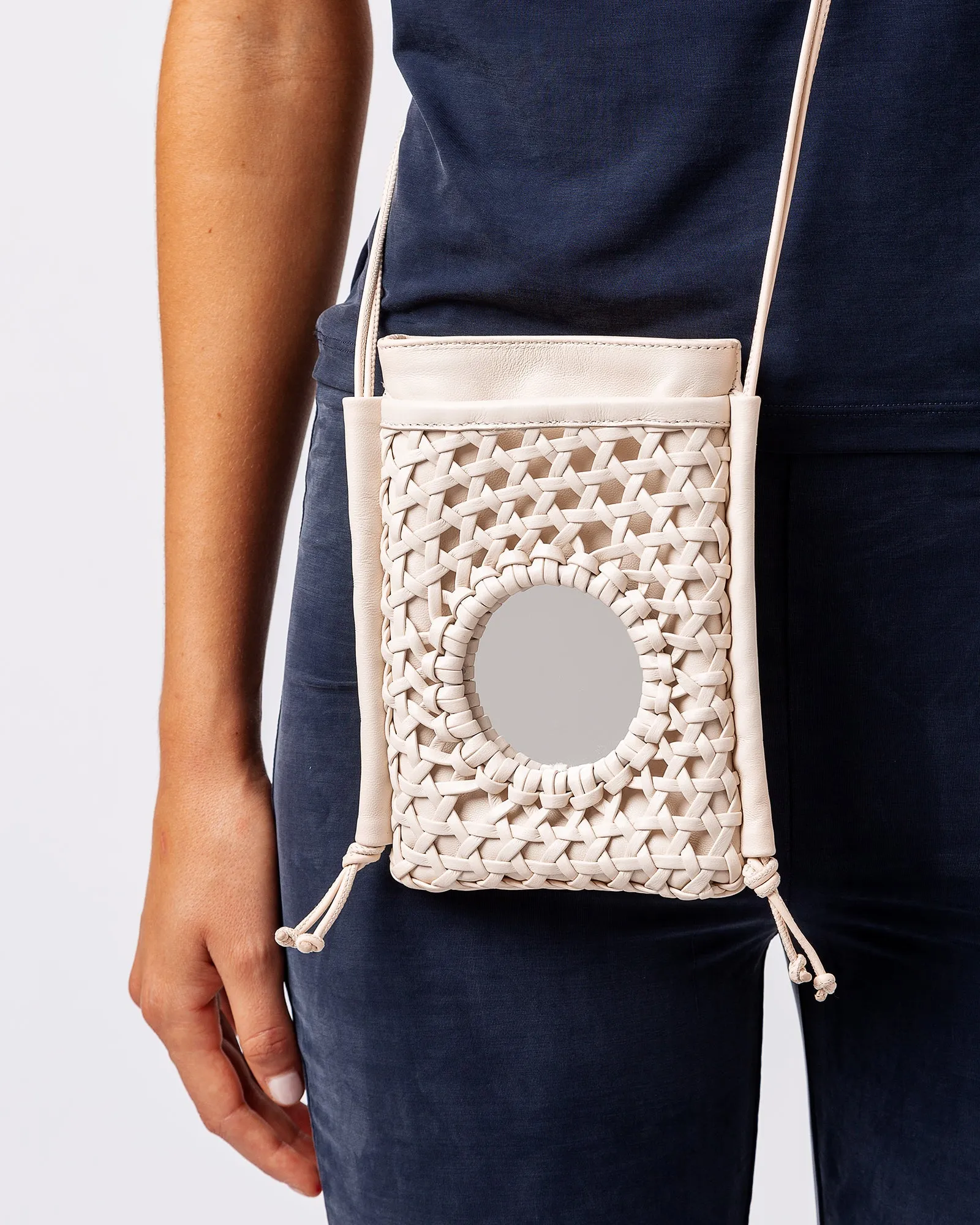 TRENA MINI MIRROR - Flat Square Crossbody Bag sold by Hereu Studio product image thumbnail 5