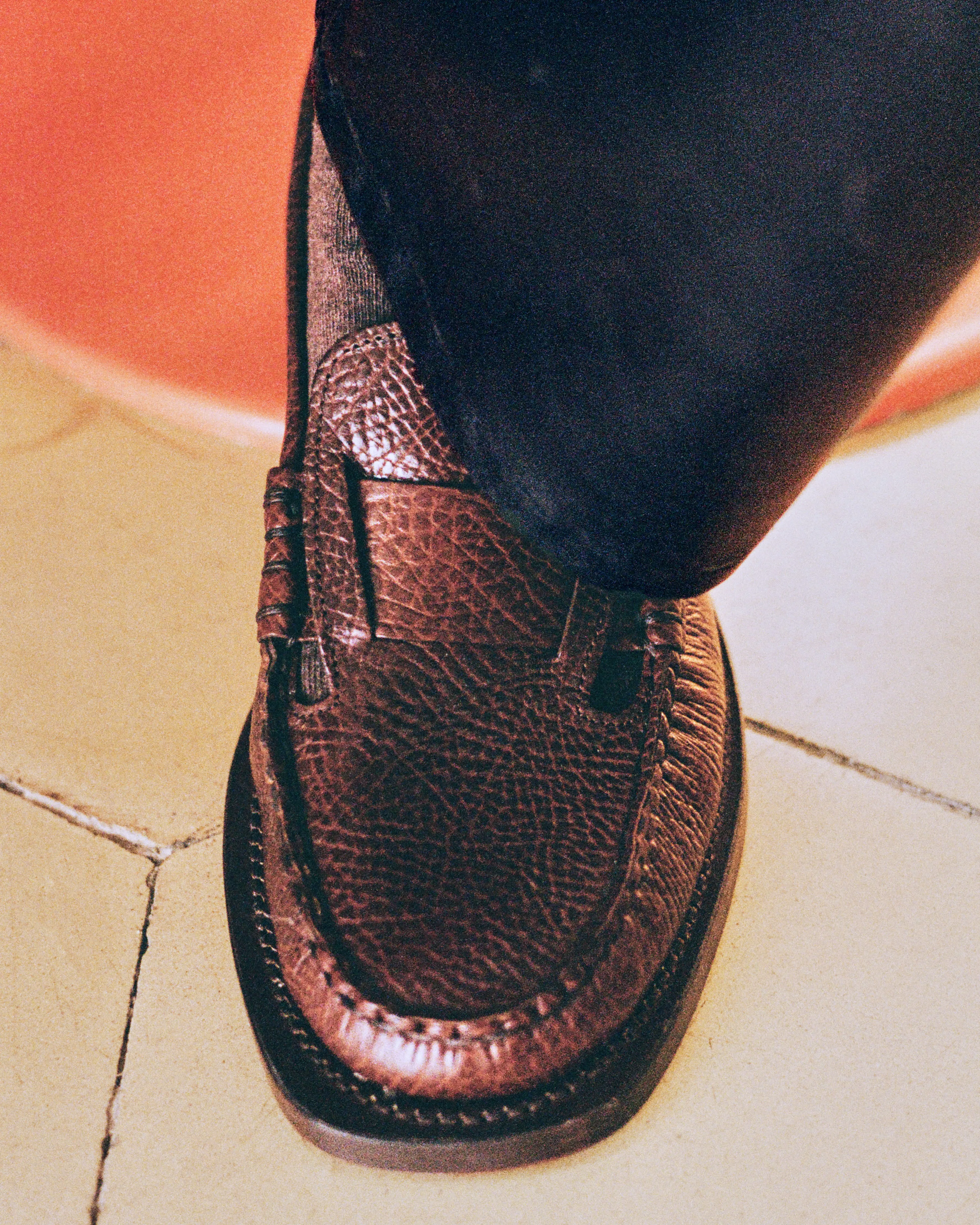 SINEU GRAINY - Interlaced-detail Slip-on Loafer sold by Hereu Studio product image thumbnail 5