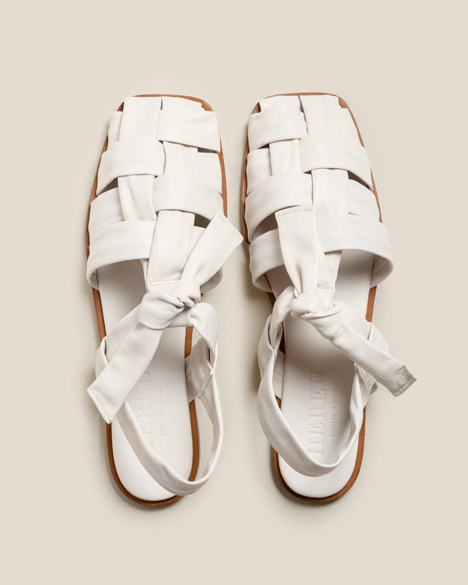 BENA - Interwoven Knotted T-bar Sandal sold by Hereu Studio product image thumbnail 3