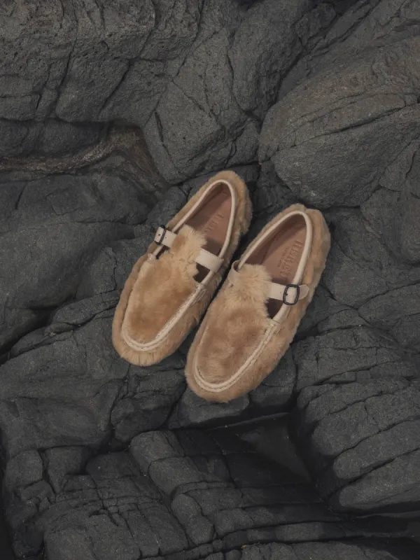 ALBER SHEARLING - T-Bar Loafer sold by Hereu Studio