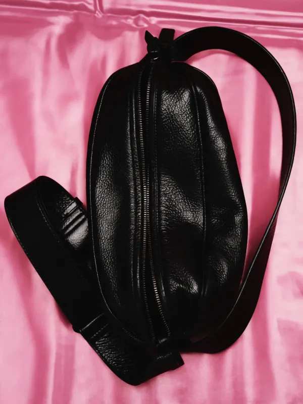 BOYA L DISTRESSED - Ball-Shaped Crossbody Bag sold by Hereu Studio