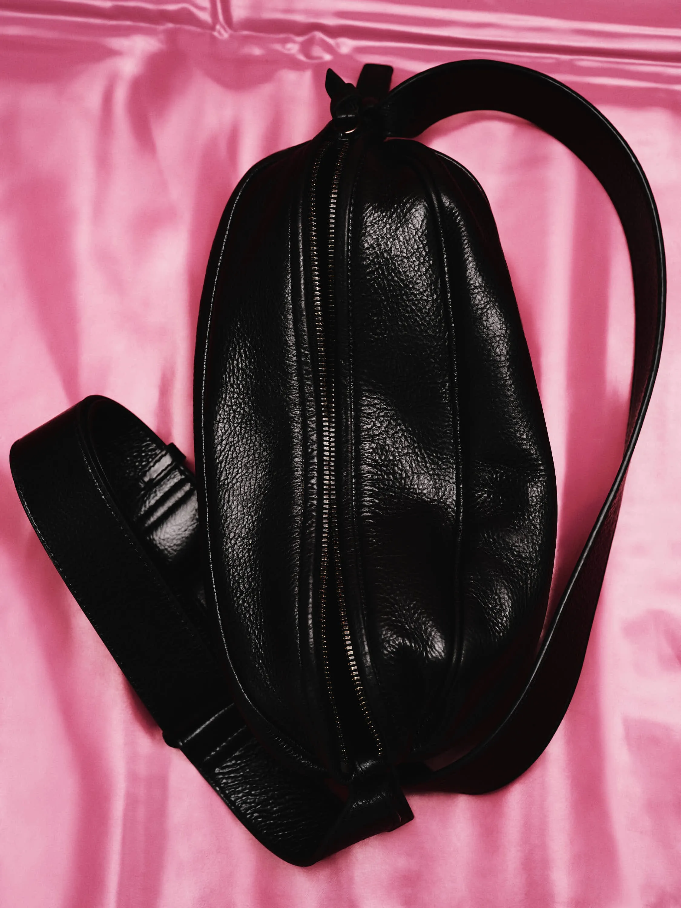 BOYA L DISTRESSED - Ball-Shaped Crossbody Bag sold by Hereu Studio