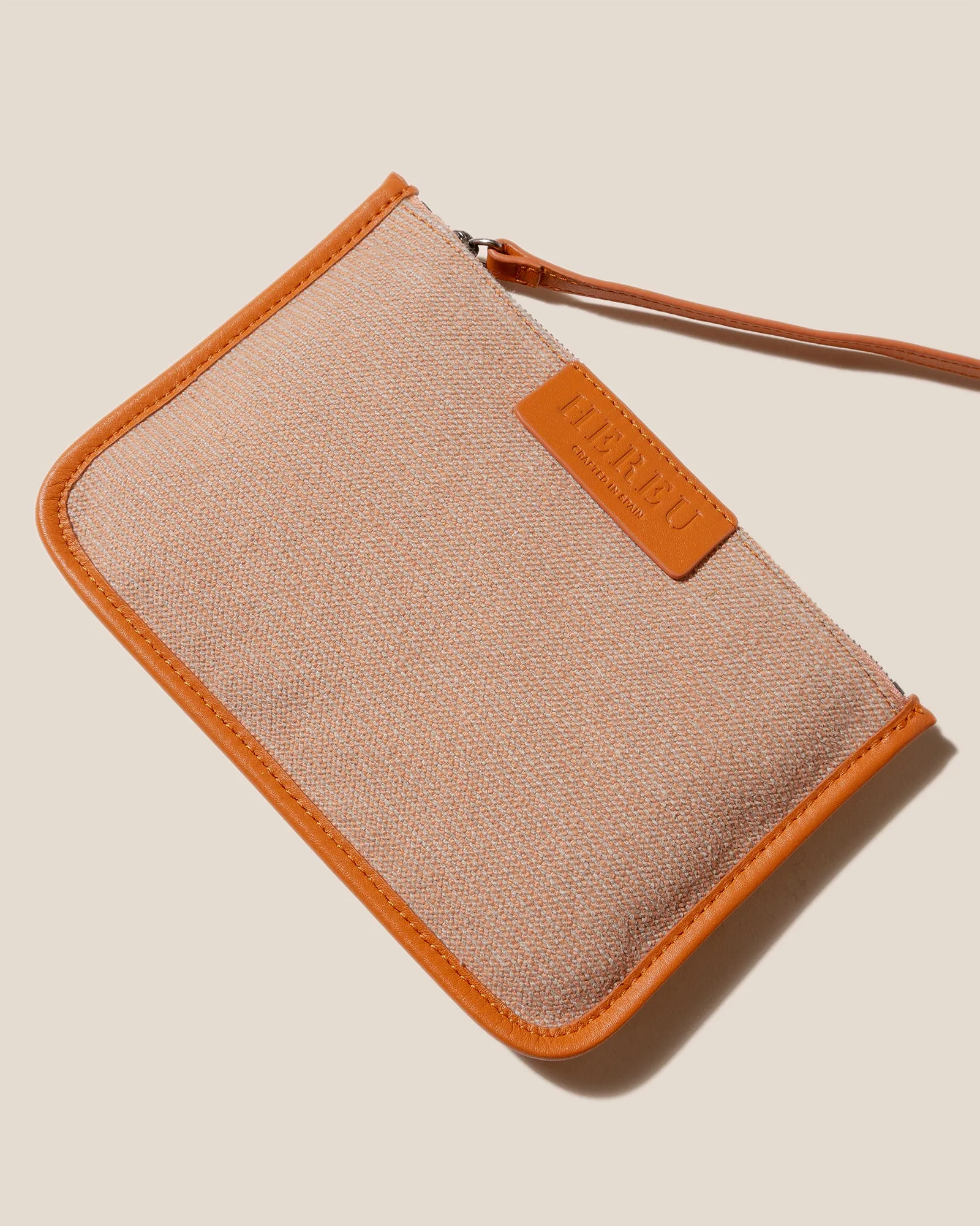 CUBER - Leather-Trimmed Canvas Basket sold by Hereu Studio product image thumbnail 5