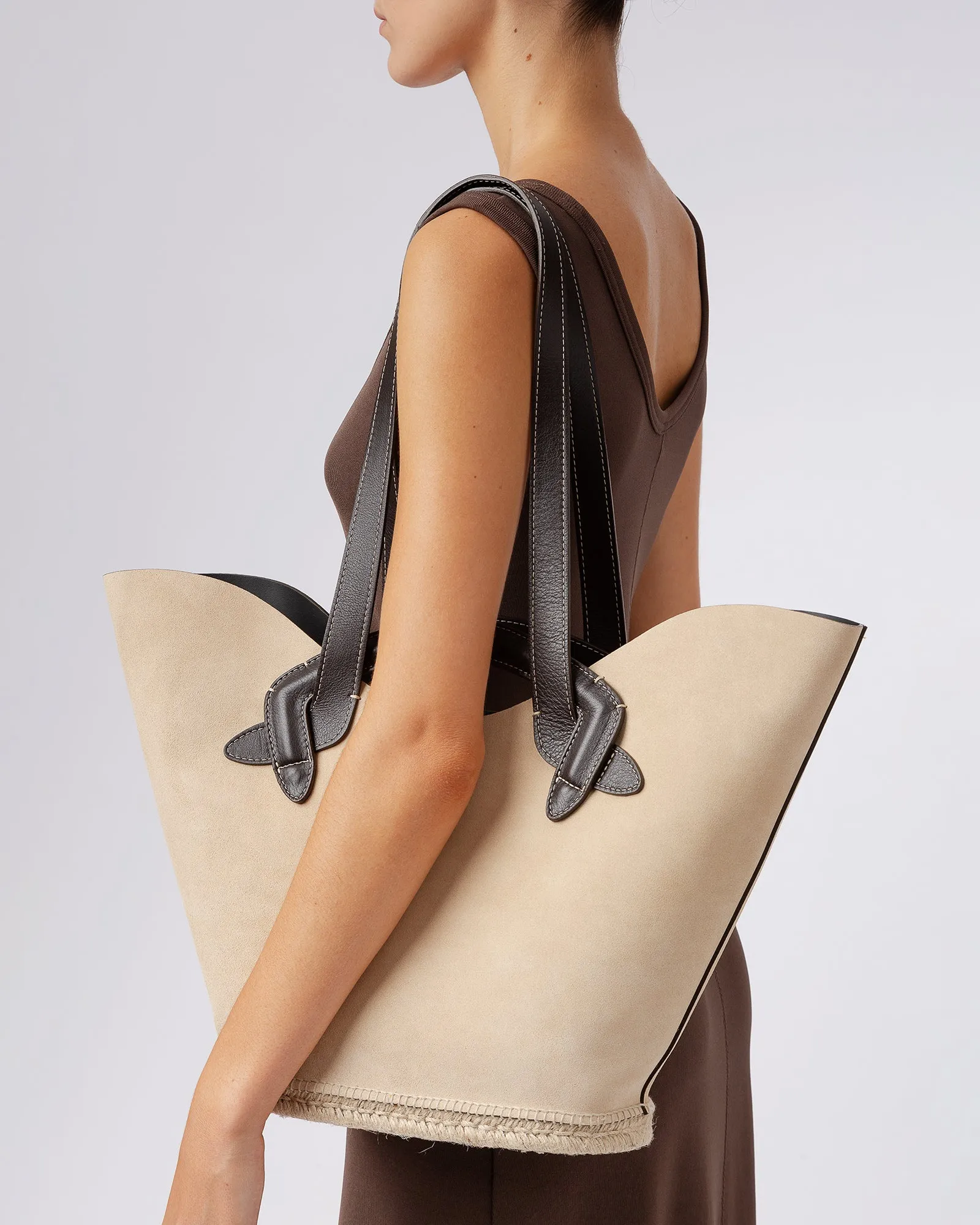 CARAVA SUEDE - Espadrille Suede Tote Bag sold by Hereu Studio product image thumbnail 5