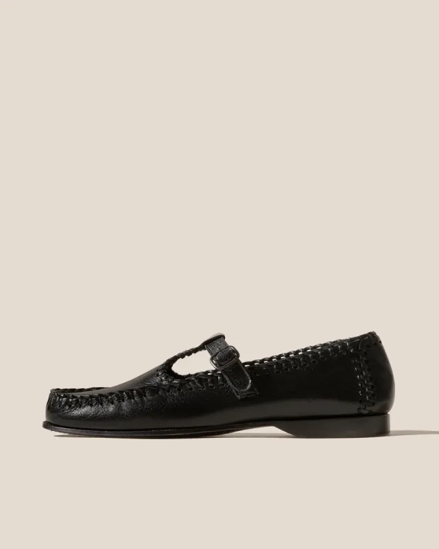 ALCOVER SUPPLE SHINY - Men's Braided Seams T-bar Loafer sold by Hereu Studio