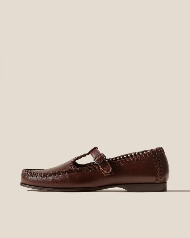 ALCOVER SUPPLE SHINY - Braided Seams T-bar Loafer sold by Hereu Studio