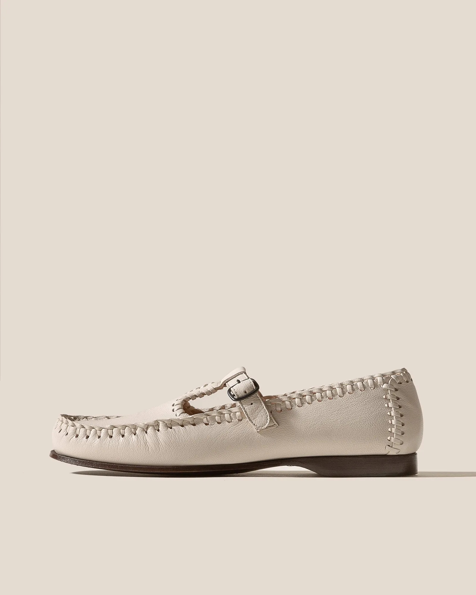 ALCOVER SUPPLE SHINY - Braided Seams T-bar Loafer sold by Hereu Studio