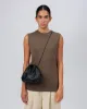 BOMBON SUPPLE SHINY - Plaited-handle Leather Handbag sold by Hereu Studio