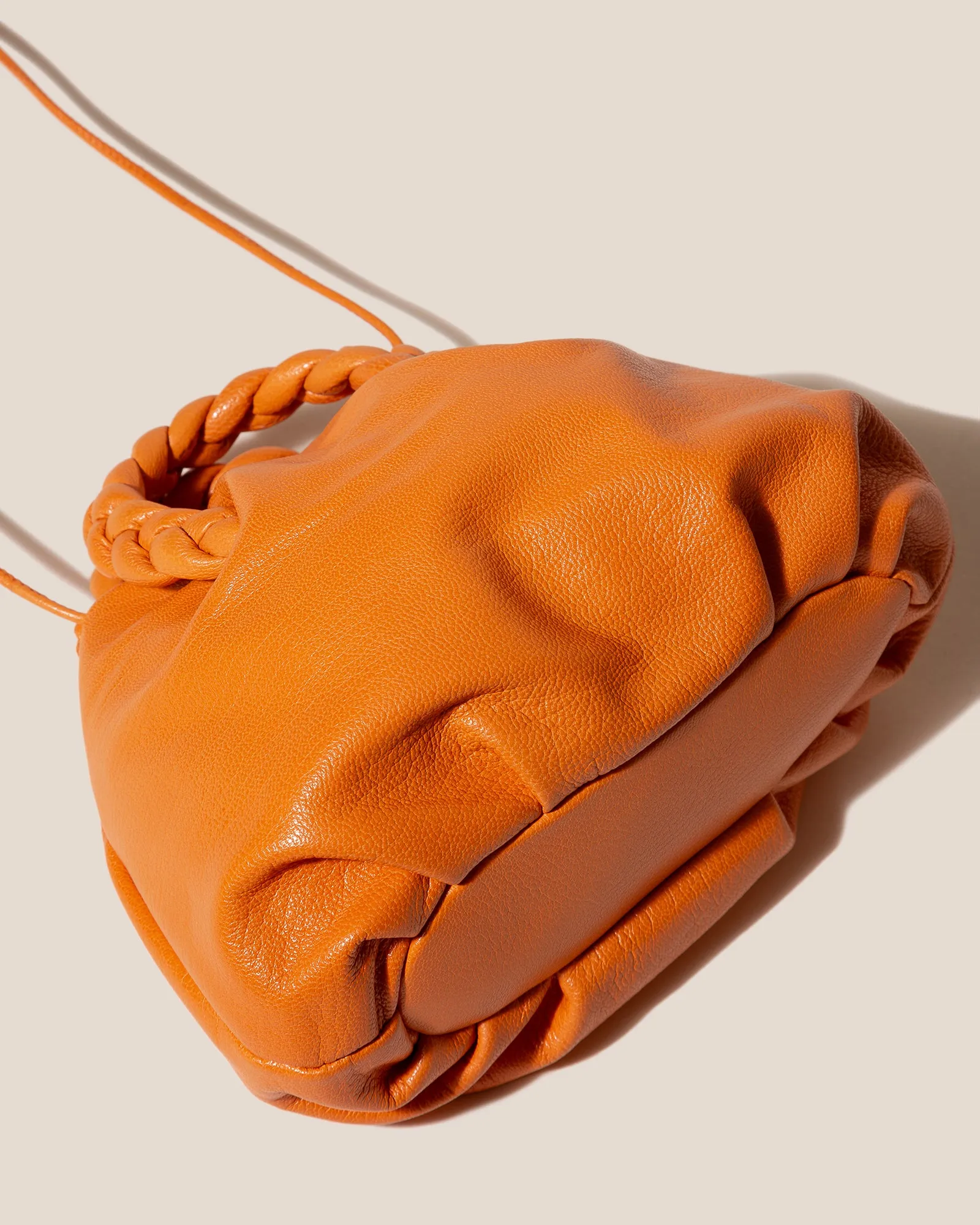 BOMBON SUPPLE SHINY - Plaited-handle Leather Handbag sold by Hereu Studio product image thumbnail 3