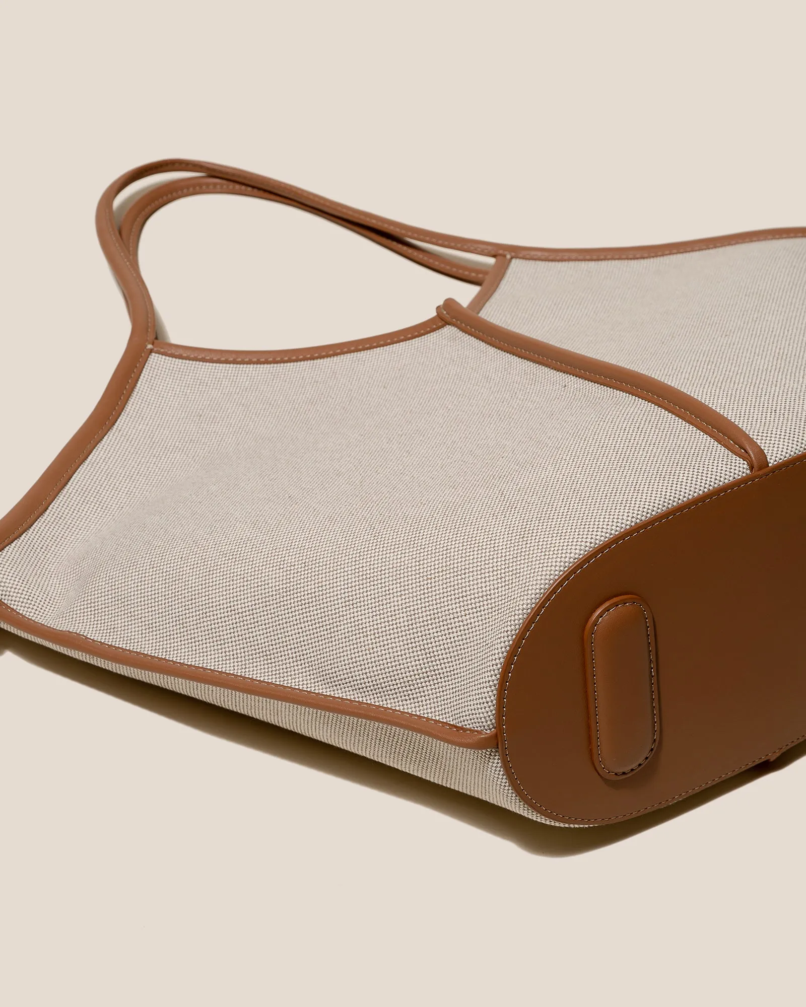 CALELLA FABRIC - Leather-trimmed Canvas Tote Bag sold by Hereu Studio product image thumbnail 4