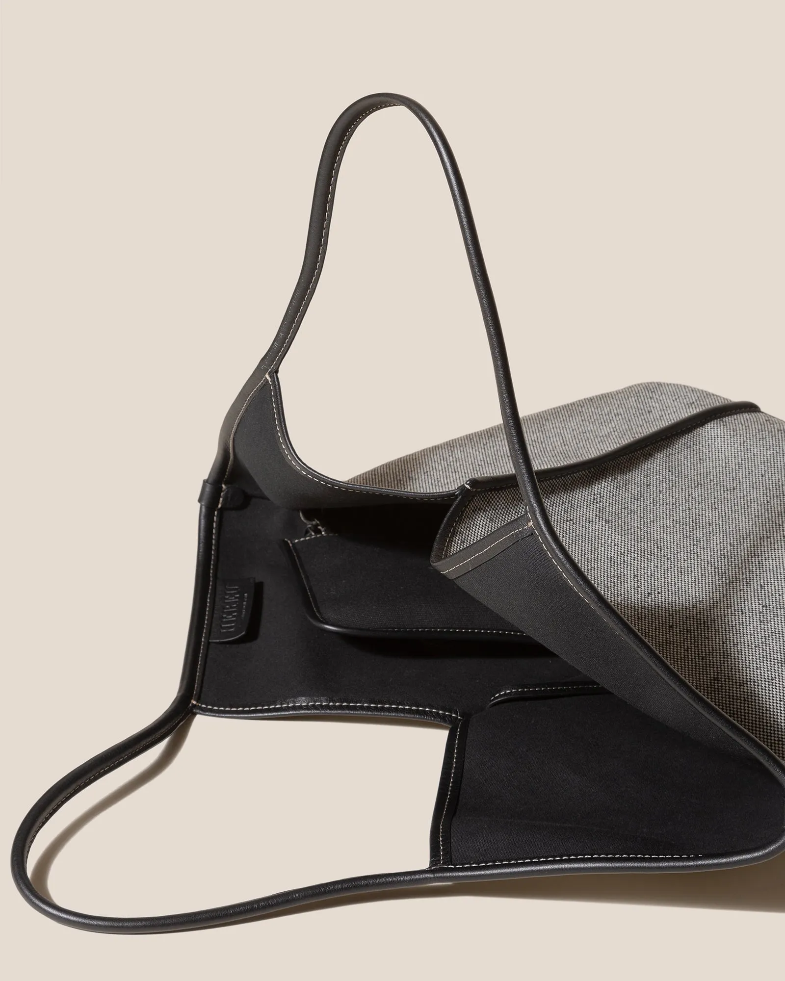 CALELLA FABRIC - Leather-trimmed Canvas Tote Bag sold by Hereu Studio product image thumbnail 3