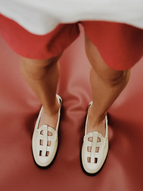 GALLO - Men's Cut-Out Slip-on Loafer sold by Hereu Studio