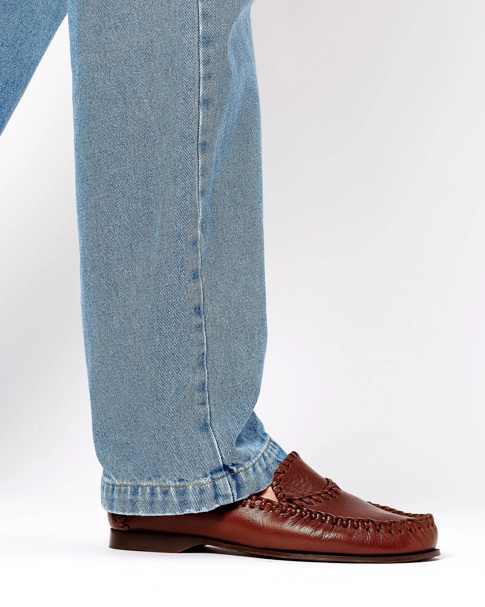 SASTRE SUPPLE SHINY - Men's Braided Seams Slip-on Loafer sold by Hereu Studio product image thumbnail 5