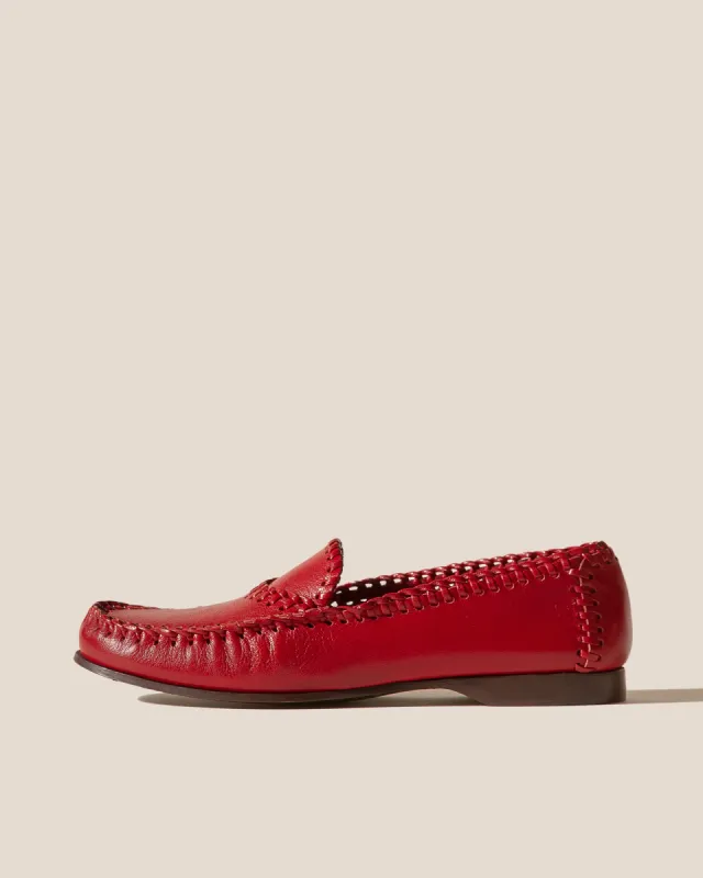 SASTRE SUPPLE SHINY - Braided Seam Pull-on Loafer sold by Hereu Studio