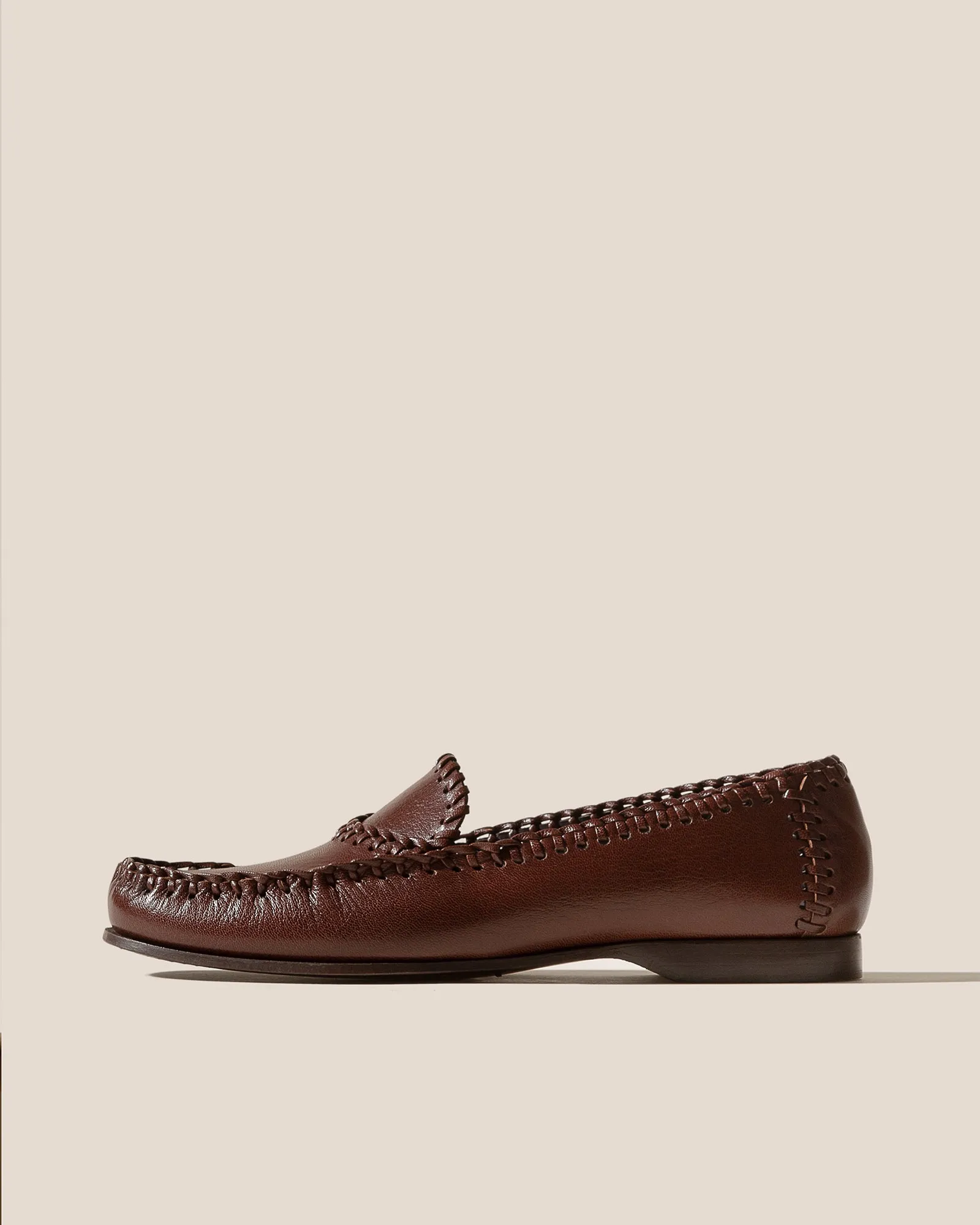 SASTRE SUPPLE SHINY - Braided Seam Pull-on Loafer sold by Hereu Studio
