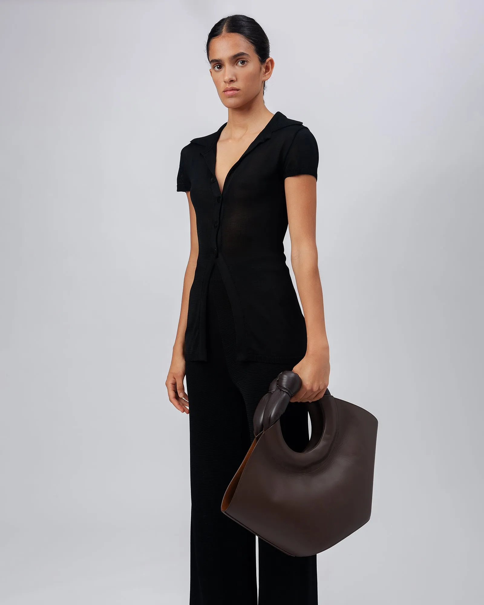 CASTELL - Knotted-handle Leather Tote Bag sold by Hereu Studio product image thumbnail 5
