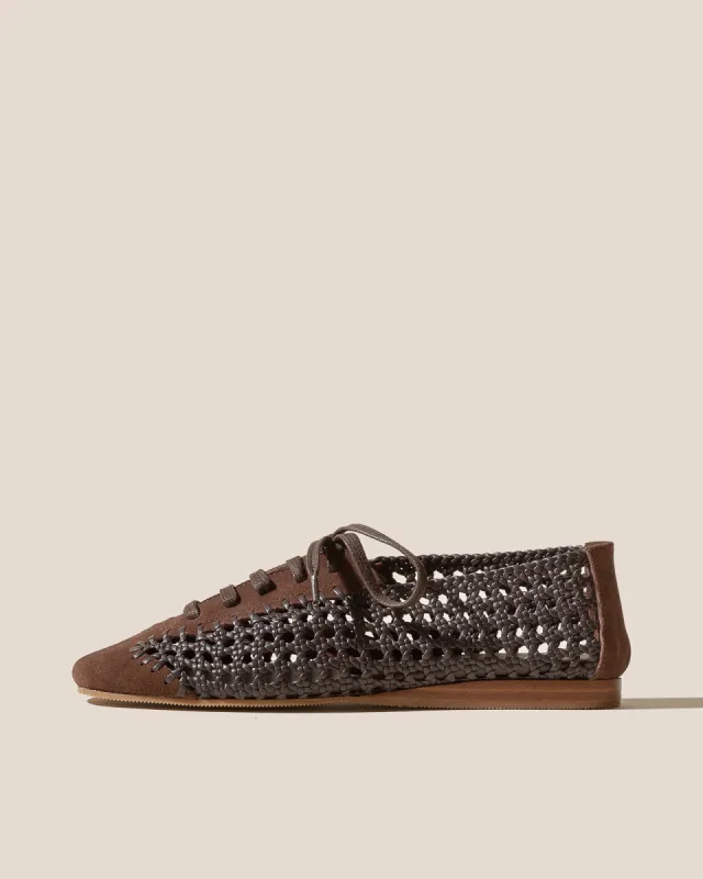 PORTIU - Woven Lace-up Shoe sold by Hereu Studio