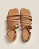 SAVINA - Circle Detail Strappy Sandal sold by Hereu Studio