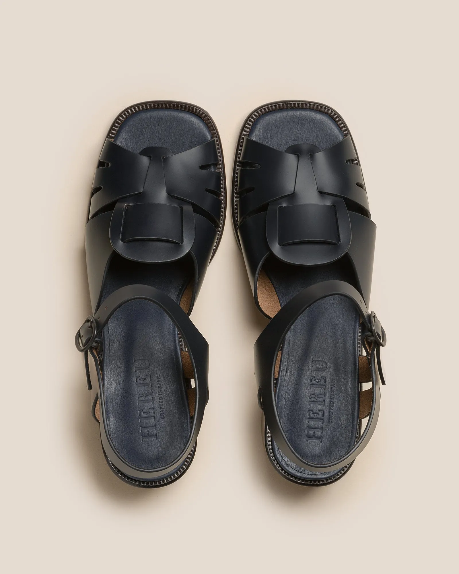 ANCORA SQUARED HEELED - Open-Toe Fisherman Sandal sold by Hereu Studio product image thumbnail 2