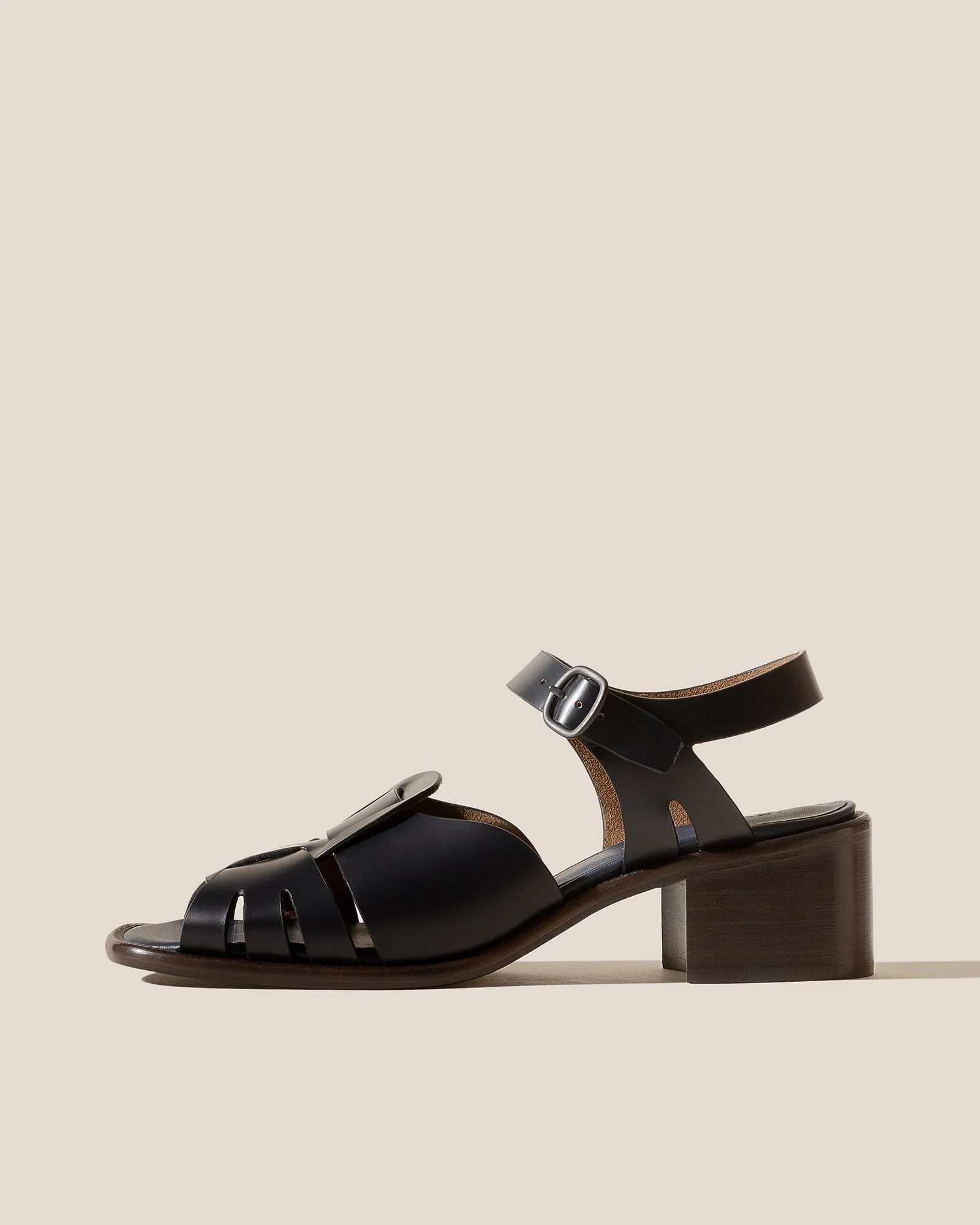 ANCORA SQUARED HEELED - Open-Toe Fisherman Sandal sold by Hereu Studio