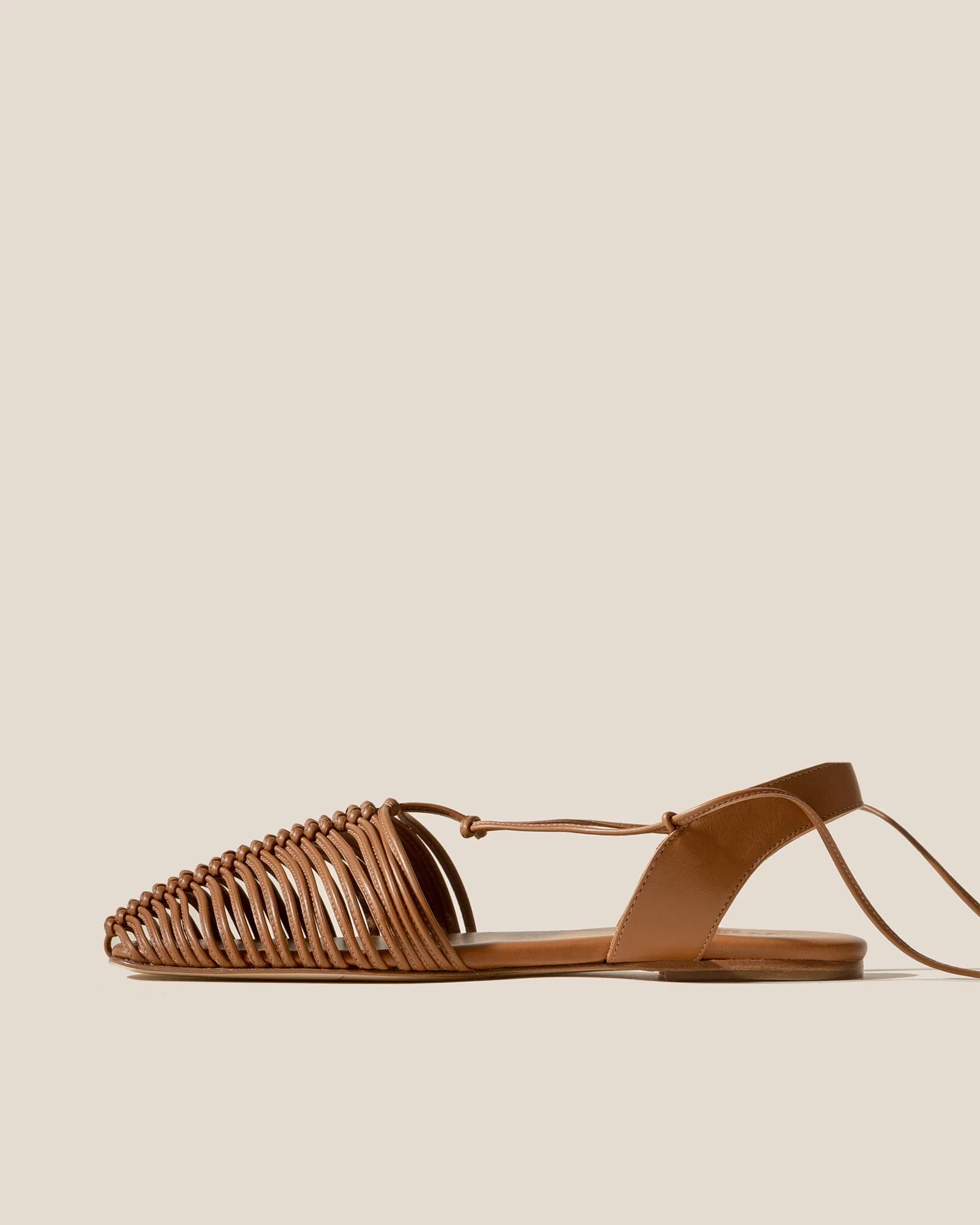 CALMA - Squared-Toe Knotted Sandal sold by Hereu Studio