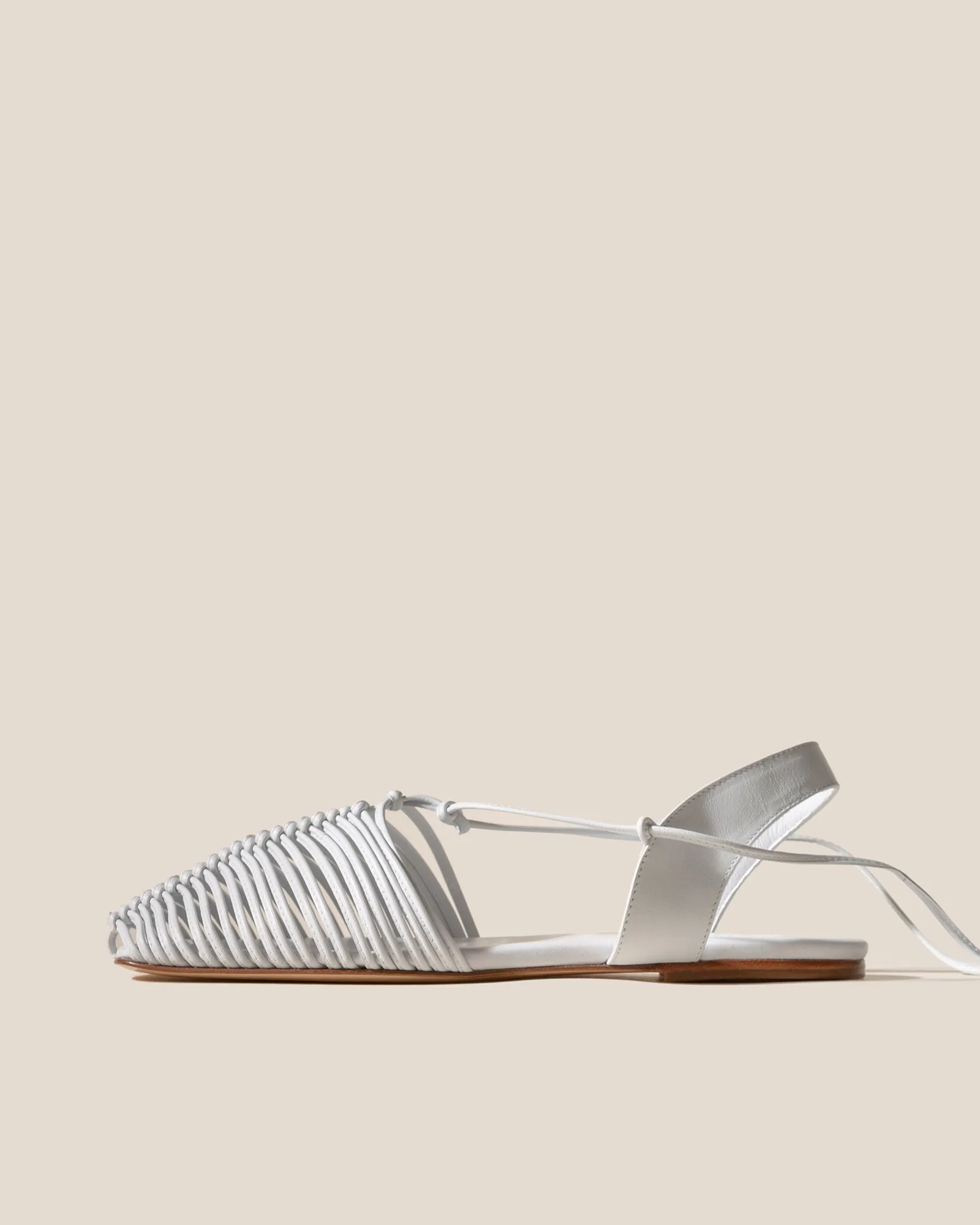CALMA - Squared-Toe Knotted Sandal sold by Hereu Studio